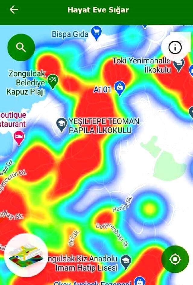 Zonguldak'ta koronavirüs vaka artışı HES'e yansıdı Zonguldak'ta koronavirüs vaka artışı HES'e yansıdı