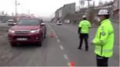 'Zorunlu kış lastiği denetimi' yapıldı 'Zorunlu kış lastiği denetimi' yapıldı