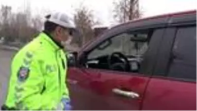 'Zorunlu kış lastiği denetimi' yapıldı 'Zorunlu kış lastiği denetimi' yapıldı