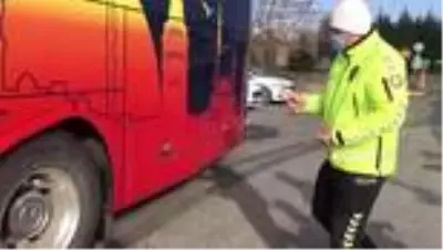 Zorunlu kış lastiği uygulaması başladı Zorunlu kış lastiği uygulaması başladı