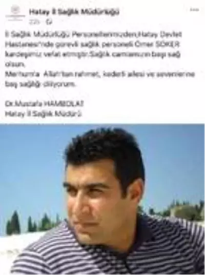 Erkek hemşire, doğum gününde koronavirüsten yaşamını yitirdi Erkek hemşire, doğum gününde koronavirüsten yaşamını yitirdi
