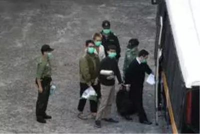 Hong Kong'da 3 demokrasi aktivistine hapis cezası Hong Kong'da 3 demokrasi aktivistine hapis cezası