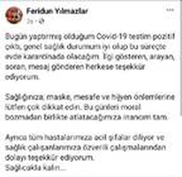 Son dakika haberi | İzmir'de iki belediye başkanı koronavirüse yakalandı