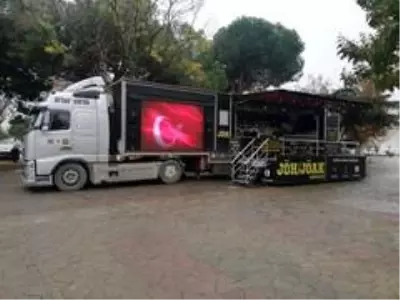 JÖH ve JÖAK tanıtım ve satış tırı Gönen'de JÖH ve JÖAK tanıtım ve satış tırı Gönen'de