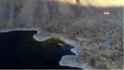 Nemrut Krater Gölü çevresine bir ton yem bırakıldı Nemrut Krater Gölü çevresine bir ton yem bırakıldı