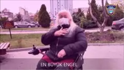 Samsun polisinden engellilere 'her zaman yanınızdayız' mesajı Samsun polisinden engellilere 'her zaman yanınızdayız' mesajı