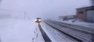 Tunceli'de kar 56 köy yolunu ulaşıma kapattı Tunceli'de kar 56 köy yolunu ulaşıma kapattı