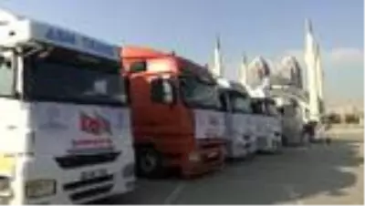 Türkiye Diyanet Vakfı, Azerbaycan'a 6 tır insani yardım gönderdi Türkiye Diyanet Vakfı, Azerbaycan'a 6 tır insani yardım gönderdi