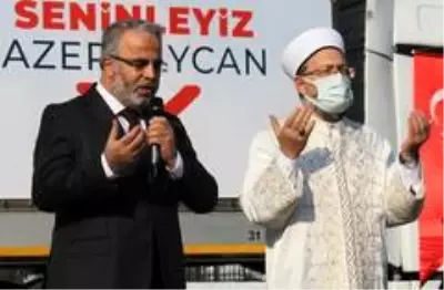 Türkiye Diyanet Vakfı, Azerbaycan'a 6 tır insani yardım gönderdi Türkiye Diyanet Vakfı, Azerbaycan'a 6 tır insani yardım gönderdi