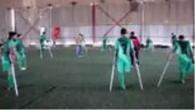 Ampute takımlar dostluk maçı yaptı Ampute takımlar dostluk maçı yaptı