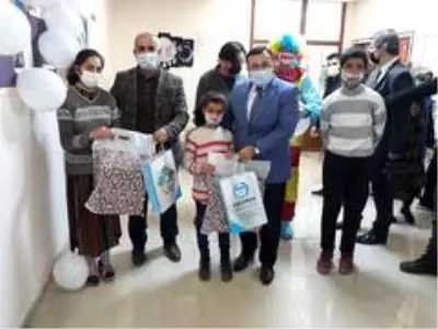 Kaymakam Dinç ve Başkan Ensari'den engellilere ziyaret Kaymakam Dinç ve Başkan Ensari'den engellilere ziyaret