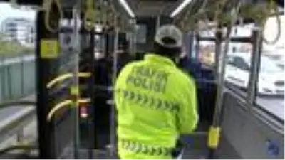 Beyoğlu'nda toplu taşımaya koronavirüs denetimi Beyoğlu'nda toplu taşımaya koronavirüs denetimi