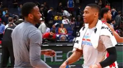 NBA'de sezonun takası gerçekleşti: Westbrook Wizards'a, Wall Rockets'a NBA'de sezonun takası gerçekleşti: Westbrook Wizards'a, Wall Rockets'a