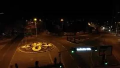 Nevşehir sokağa çıkma kısıtlamasında havadan görüntülendi Nevşehir sokağa çıkma kısıtlamasında havadan görüntülendi