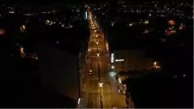 Nevşehir sokağa çıkma kısıtlamasında havadan görüntülendi Nevşehir sokağa çıkma kısıtlamasında havadan görüntülendi