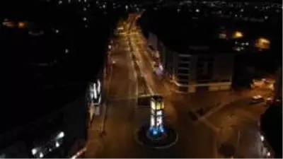 Nevşehir sokağa çıkma kısıtlamasında havadan görüntülendi Nevşehir sokağa çıkma kısıtlamasında havadan görüntülendi