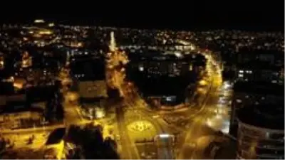 Nevşehir sokağa çıkma kısıtlamasında havadan görüntülendi Nevşehir sokağa çıkma kısıtlamasında havadan görüntülendi