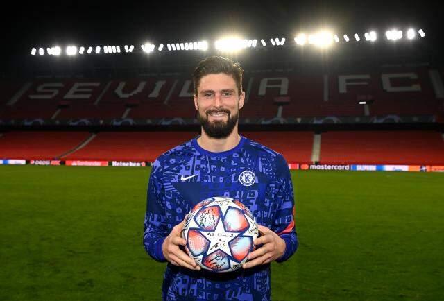 Sevilla'ya 4 gol atan Olivier Giroud, Chelsea tarihine geçti Sevilla'ya 4 gol atan Olivier Giroud, Chelsea tarihine geçti