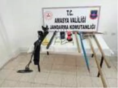 Sit alanında kaçak kazı yapanlara suçüstü Sit alanında kaçak kazı yapanlara suçüstü