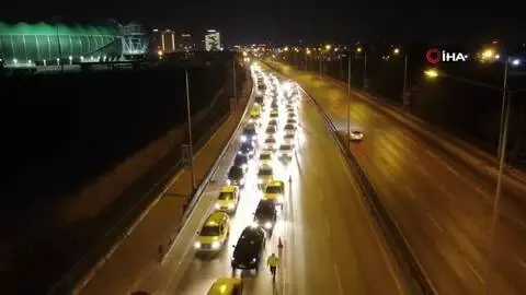 56 saatlik sokağa çıkma kısıtlaması başladı 56 saatlik sokağa çıkma kısıtlaması başladı