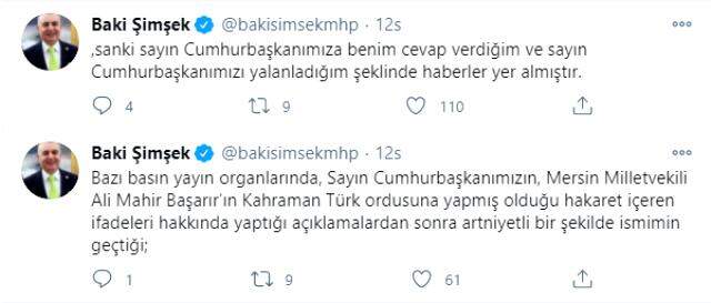 CHP'li Başarır kendisini eleştiren Cumhurbaşkanı Erdoğan'a dava açacak