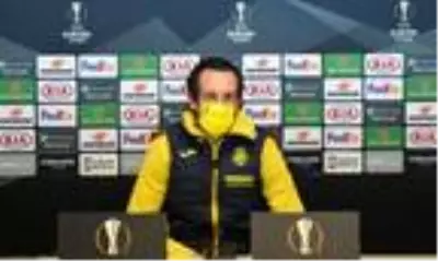 Unai Emery: 'Gruptan çıkma amacımıza ulaştık' Unai Emery: 'Gruptan çıkma amacımıza ulaştık'