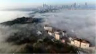 FSM Köprüsü'nde büyüleyen sis manzarası drone ile görüntülendi FSM Köprüsü'nde büyüleyen sis manzarası drone ile görüntülendi