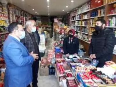 Kaymakam Dinç ve Başkan Ensari'den esnaf ziyareti Kaymakam Dinç ve Başkan Ensari'den esnaf ziyareti