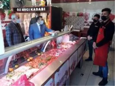 Kaymakam Dinç ve Başkan Ensari'den esnaf ziyareti Kaymakam Dinç ve Başkan Ensari'den esnaf ziyareti