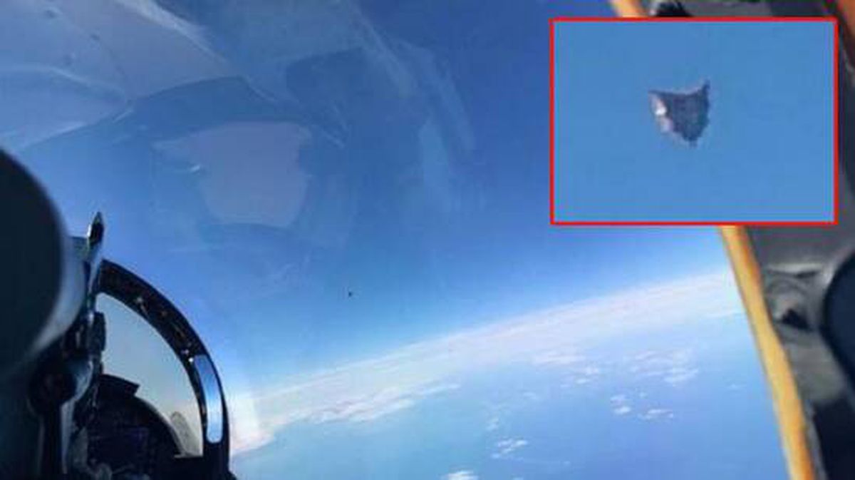 Pentagon'un raporu sızdı! Savaş pilotunun çektiği UFO fotoğrafı ortaya çıktı