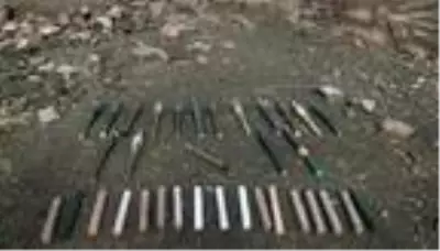 Van'da teröristlere ait roketatar mühimmatı ele geçirildi Van'da teröristlere ait roketatar mühimmatı ele geçirildi