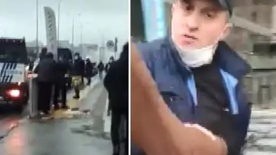 Zabıta ekipleri, geçimini yumurta satarak sağlayan kadının yumurtalarını kırdı Zabıta ekipleri, geçimini yumurta satarak sağlayan kadının yumurtalarını kırdı