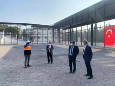 Başkan Batur'dan tesis inşaatlarına denetleme Başkan Batur'dan tesis inşaatlarına denetleme