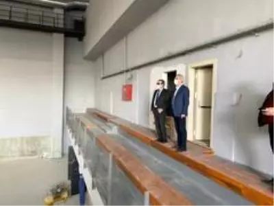 Başkan Batur'dan tesis inşaatlarına denetleme Başkan Batur'dan tesis inşaatlarına denetleme