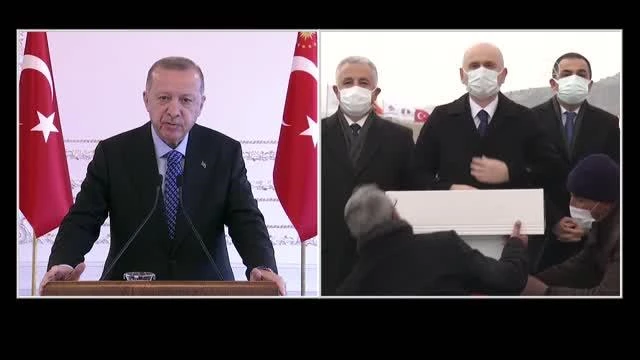 Cumhurbaşkanı Erdoğan: 'Karakurt-Horasan yolunun 40 kilometrelik bölümünü devreye alıyoruz'