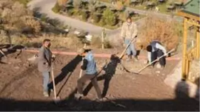 Kartaltepe Mesire Alanı sağlıklı günler için ağaçlandırılıyor Kartaltepe Mesire Alanı sağlıklı günler için ağaçlandırılıyor