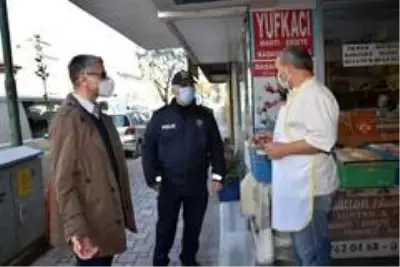 Kaymakam Yurt sokakları denetledi Kaymakam Yurt sokakları denetledi