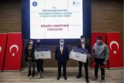 Kütahya'da ödül takdim töreni Kütahya'da ödül takdim töreni