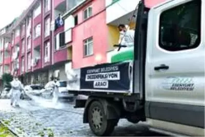 Müzikli sokak dezenfeksiyonu