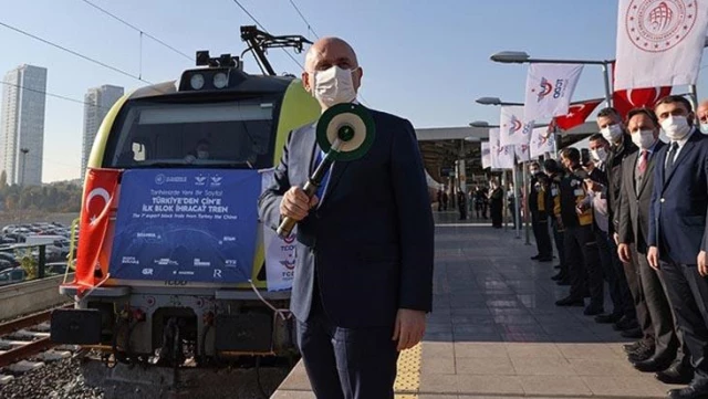 Demiryolları 'Çin'e giden ilk ihracat treni yolundan döndü' iddialarına yanıt verdi: Gümrükleme için Halkalı'ya geldi