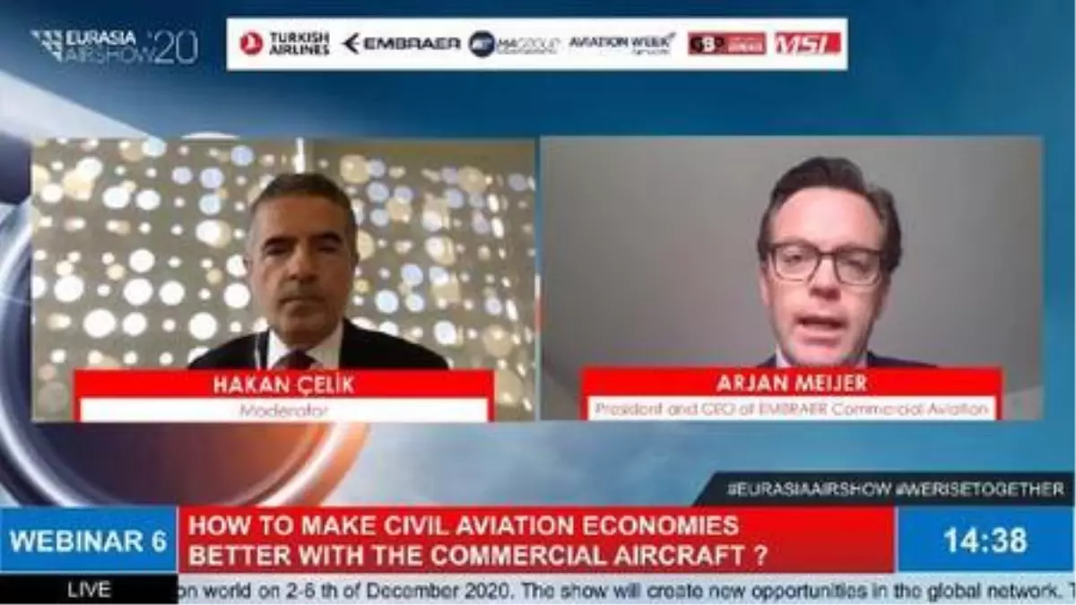 Son dakika haberi... Embraer CEO: Pandemi küçük uçaklara dönüşü hızlandıracak