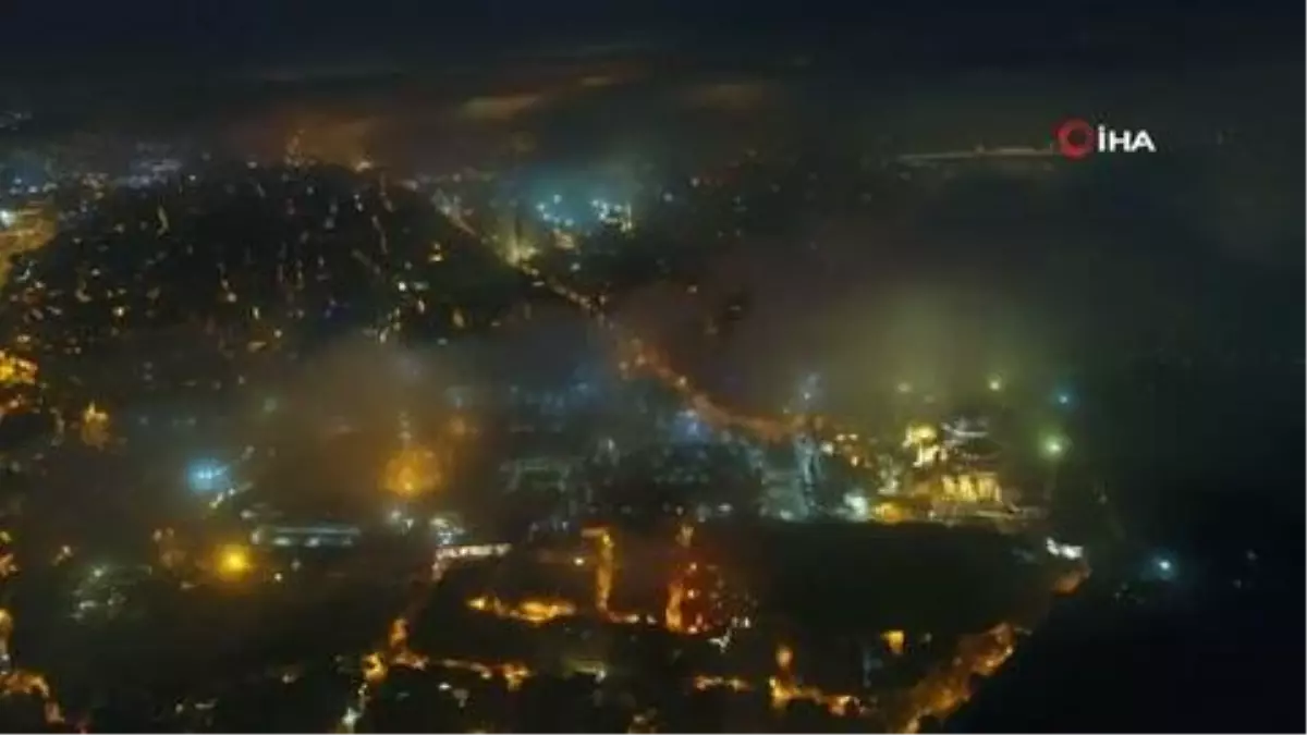 İstanbul'da masalsı sis manzarası