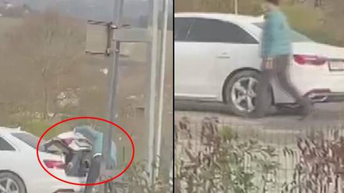 Koronavirüs denetiminden kaçmak için otomobilin bagajına saklandı