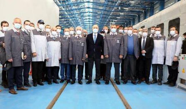 Milli Elektrikli Tren Seti'nin seri üretimine 2021'de başlıyor