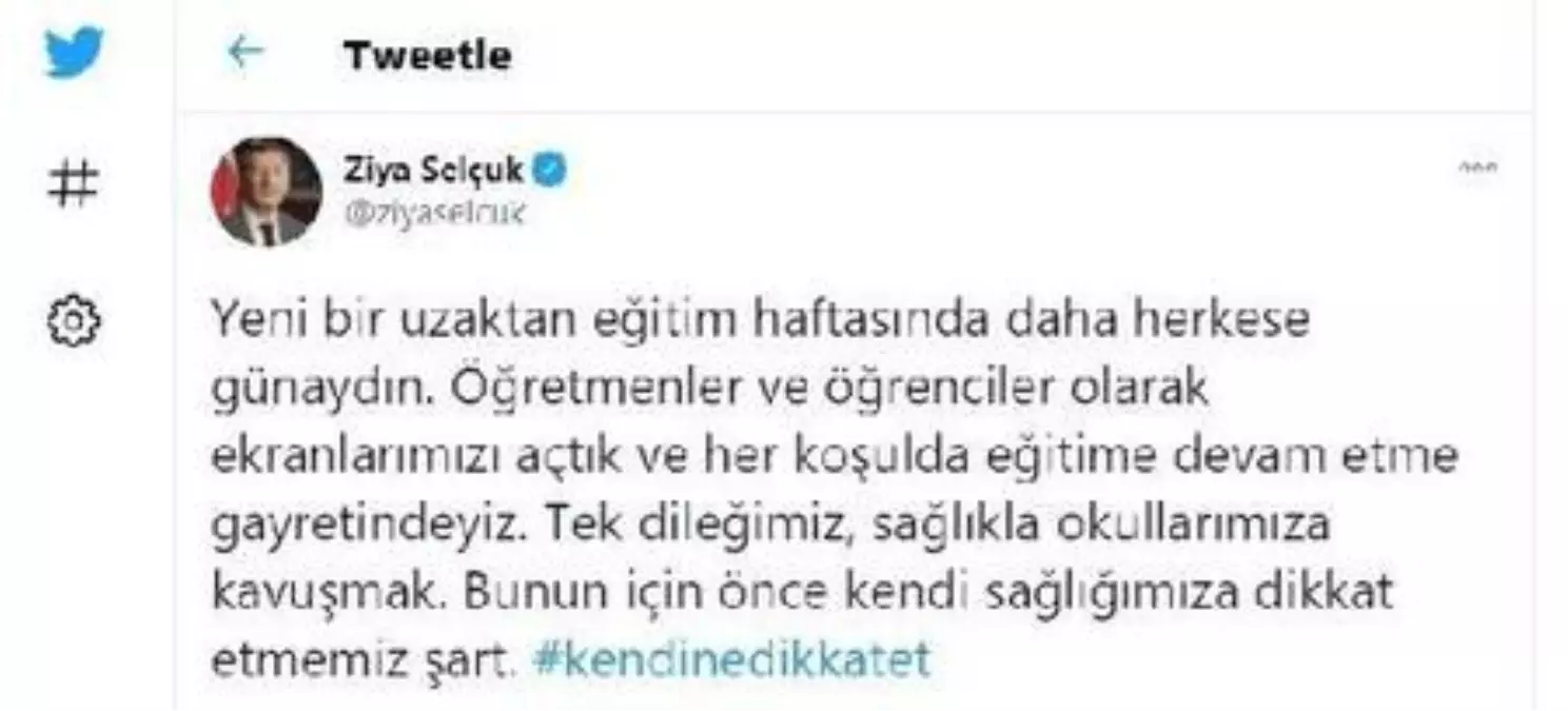 Son dakika politika: Bakan Selçuk: Her koşulda eğitime devam etme gayretindeyiz