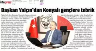 Başkan Yalçın'ın 'Uzay sohbeti' Konya'da da yankı buldu Başkan Yalçın'ın 'Uzay sohbeti' Konya'da da yankı buldu