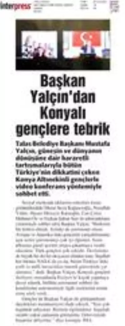 Başkan Yalçın'ın 'Uzay sohbeti' Konya'da da yankı buldu Başkan Yalçın'ın 'Uzay sohbeti' Konya'da da yankı buldu