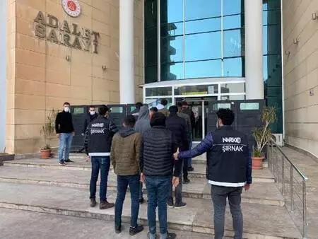 Cizre'deki uyuşturucu ticaretine 7 tutuklama