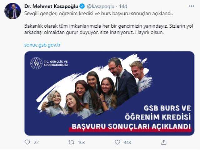 Son Dakika: Yükseköğrenim burs ve kredi başvuru sonuçları açıklandı