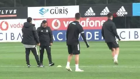 Beşiktaş 2 eksikle hazırlıklarını sürdürdü